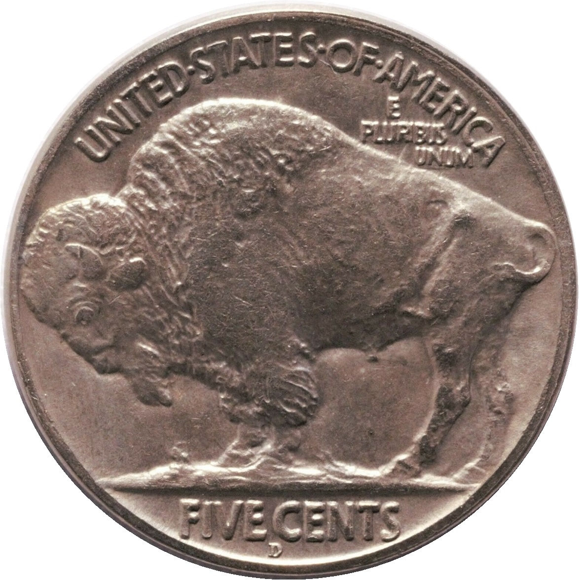 1915-D-5c--Buffalo-Nickel